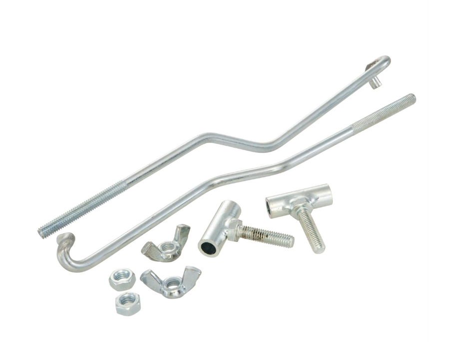 Porte-bagages avant pour Vespa PX 80-200ccm, pliable, chrome