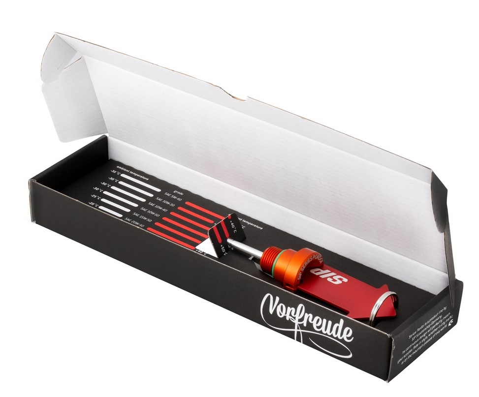 Bouchon de remplissage d'huile moteur pour Vespa, orange mat