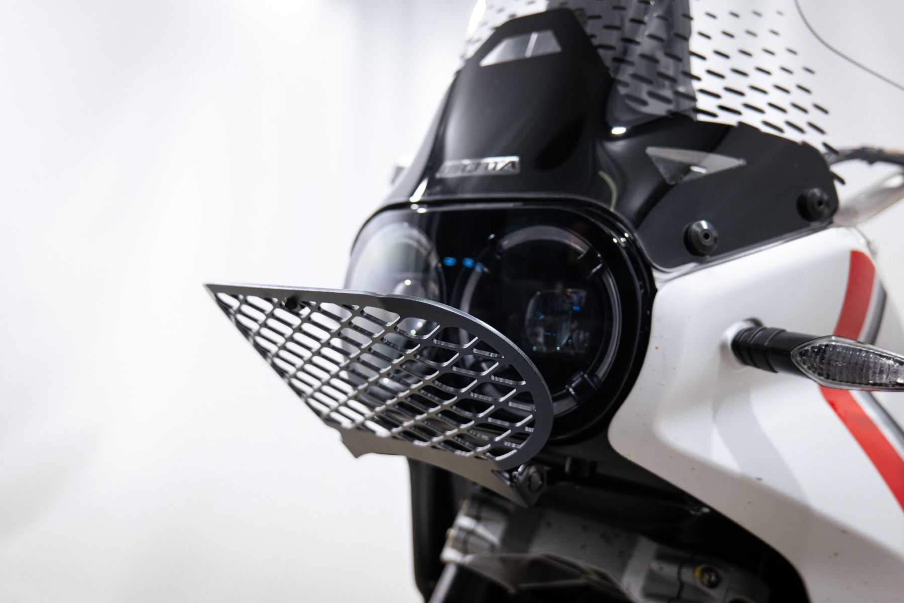 Grille de protection des phares pour Ducati DesertX, noir