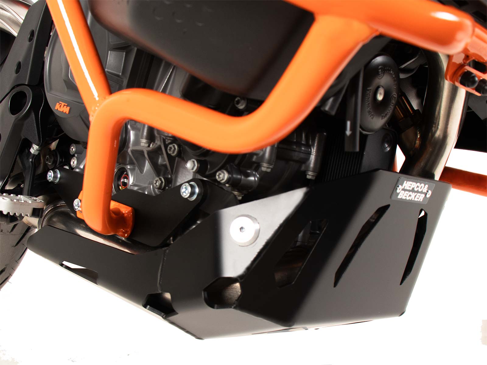 Plaque de protection moteur pour KTM 890 SMT (23-) Hepco & Becker