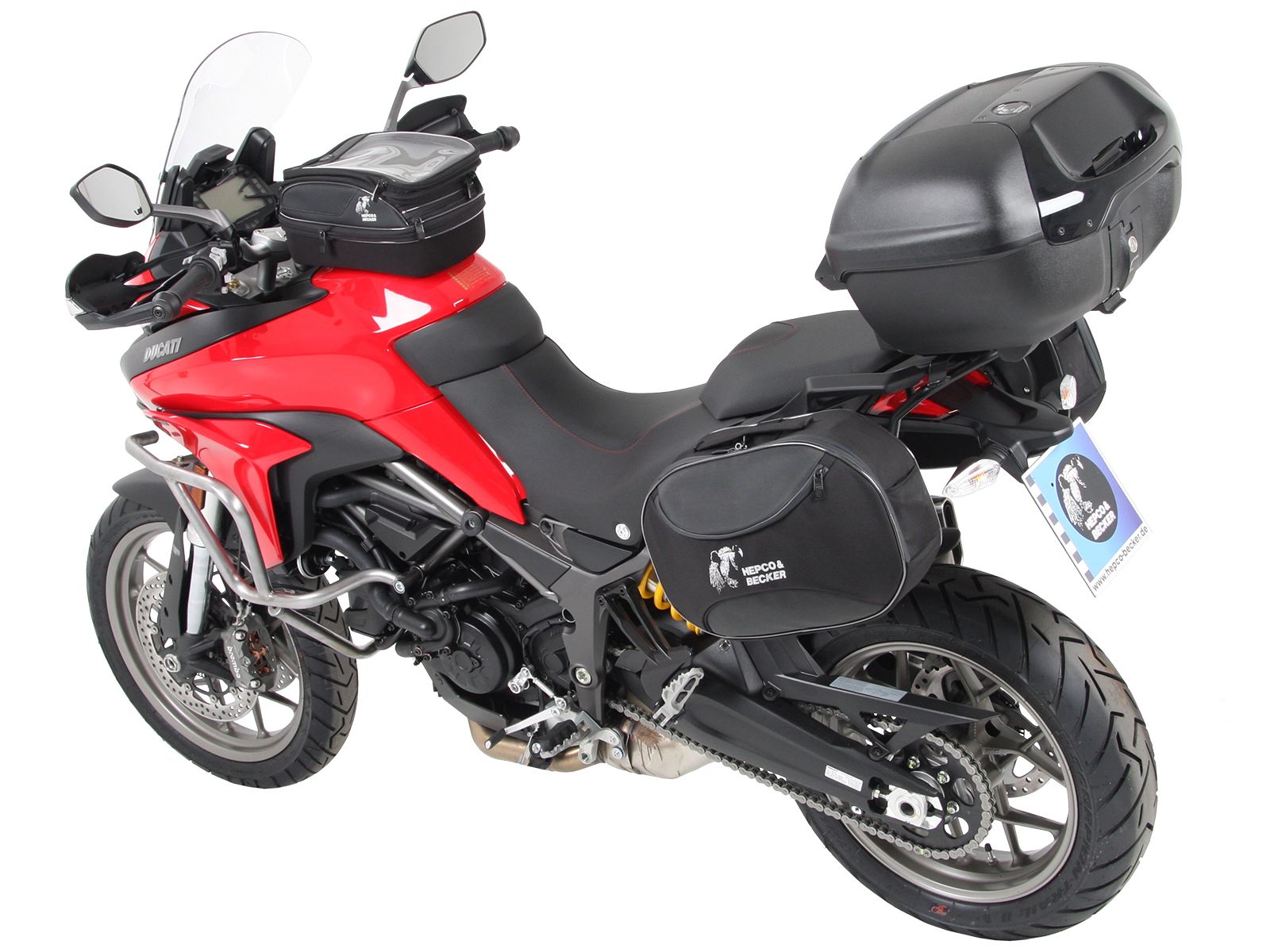 Anneau de réservoir Basic avec unité de fermeture de la sacoche de réservoir pour Ducati Multistrada 950 /S (17-21)