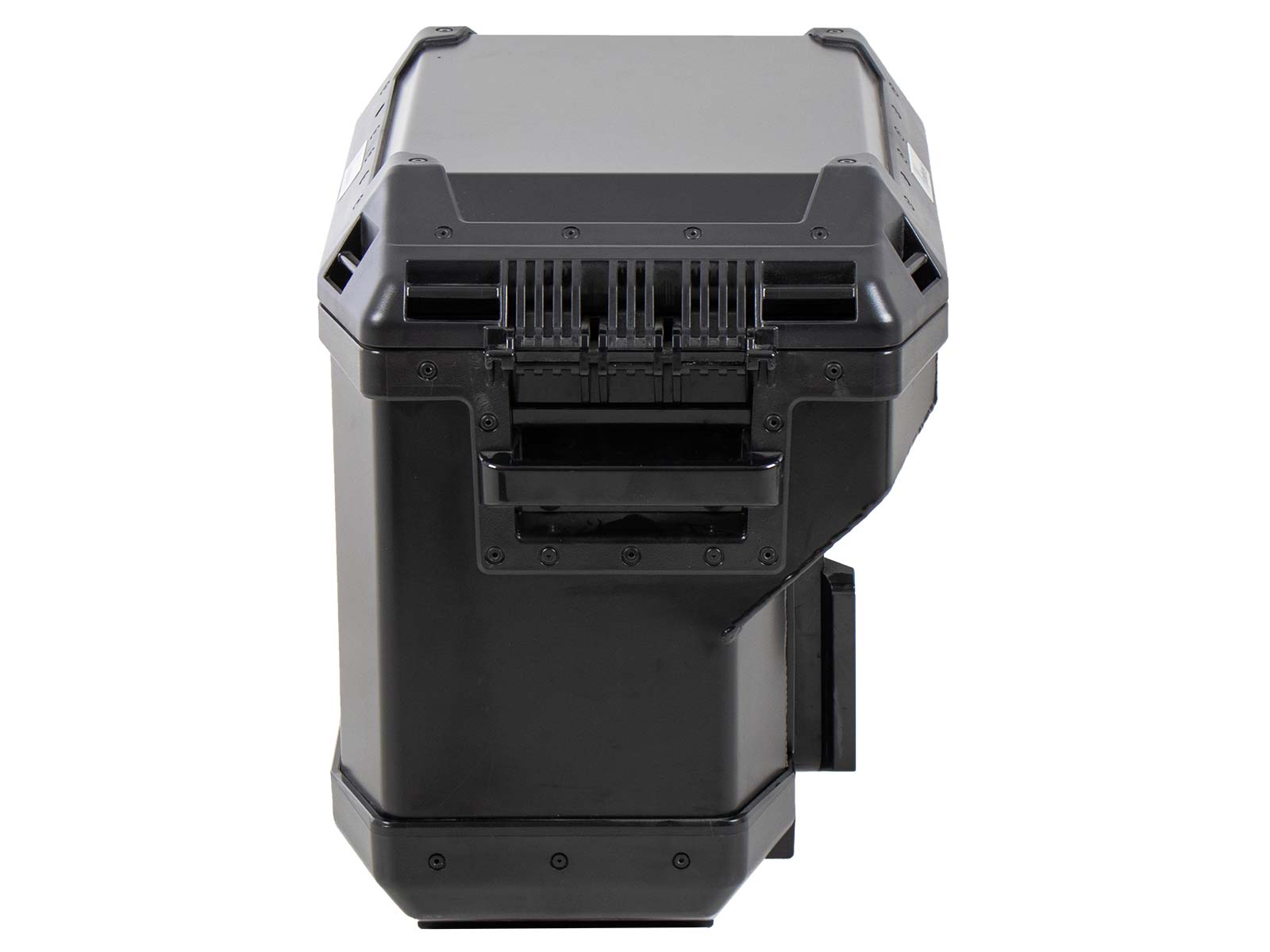 Valises latérales Alu Xplorer 37 Cutout (évidées pour le pot d'échappement) droite noire Hepco & Becker