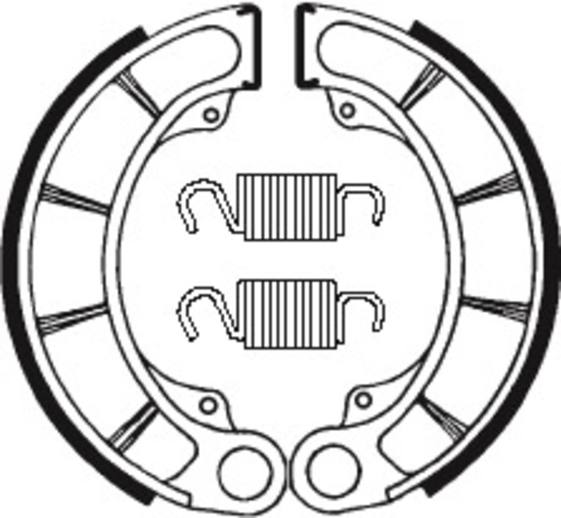 Mâchoires de frein organiques Tecnium Street - BA059