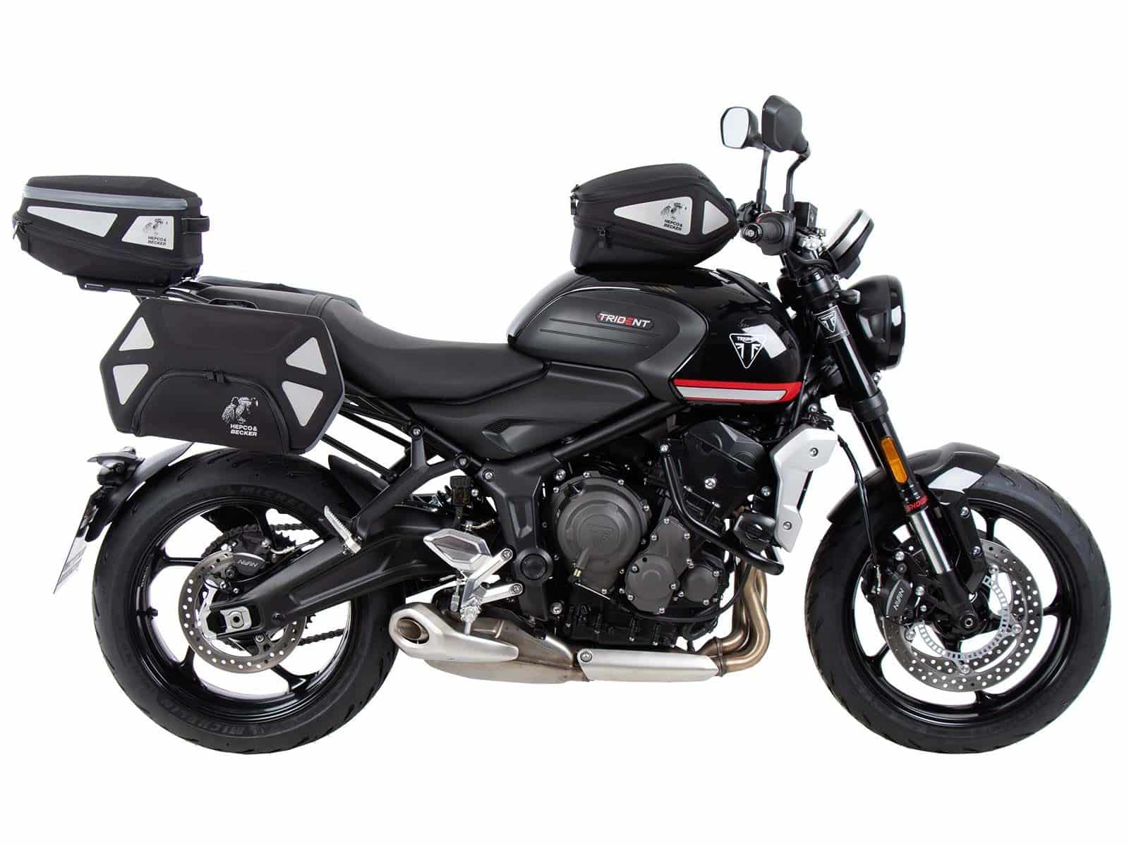 Royster Rearbag Sport sacoche arrière noir/gris incl. fixation basic Hepco & Becker