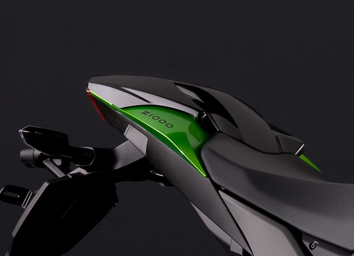 Couverture de siège passager Golden Blazed Green Z1000 2013 Original Kawasaki