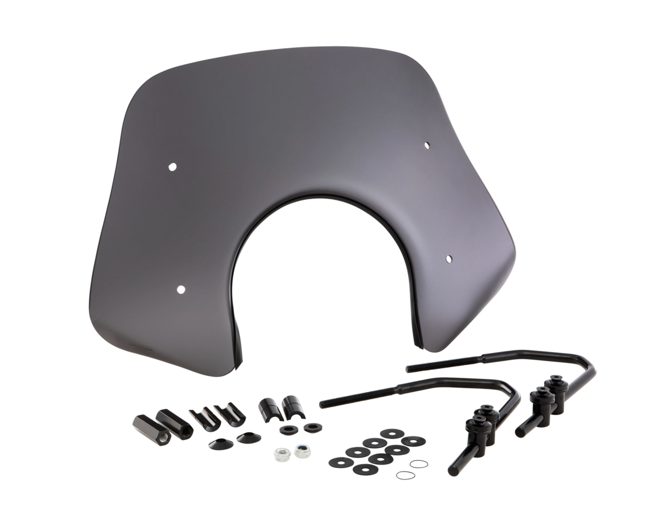 Flyscreen Piccolo pour Vespa GTS/GTS Super/GT/GT L 125-300ccm, noir mat