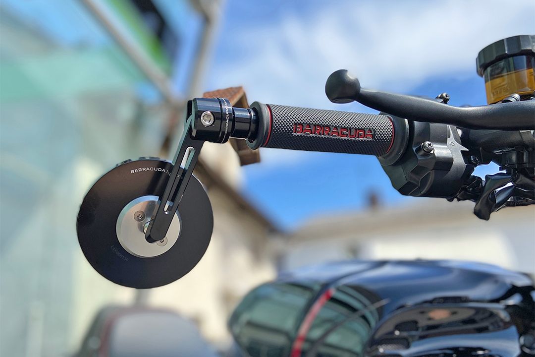 Barracuda miroir SKIN-S BAR END B-LUX noir/argent