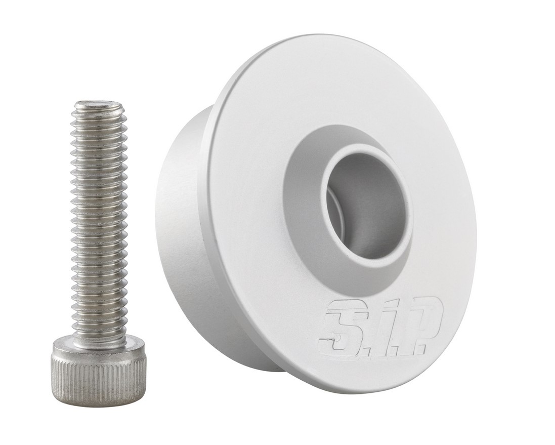 Kit de montage pour miroir d'extrémité de guidon sans poids d'extrémité de guidon, MK II, argent