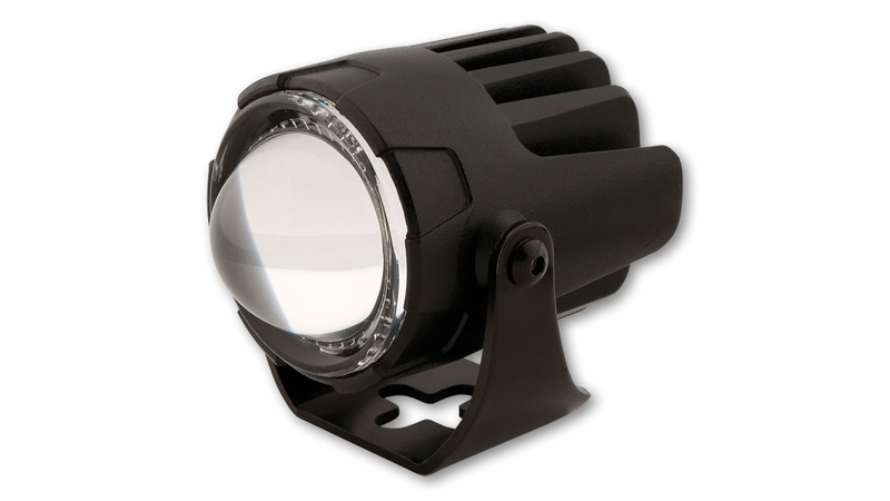 HIGHSIDER pro Phare à distance FT13-High LED noir E-approuvé (1pc)