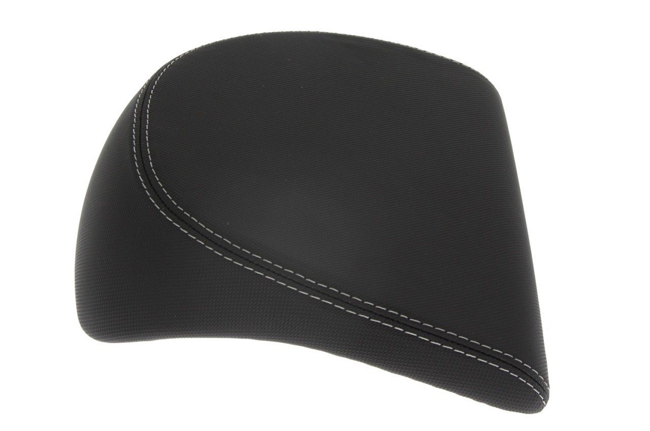 Coussin dorsal anthracite couture noire pour topsase Aprilia SR GT 125 / 200