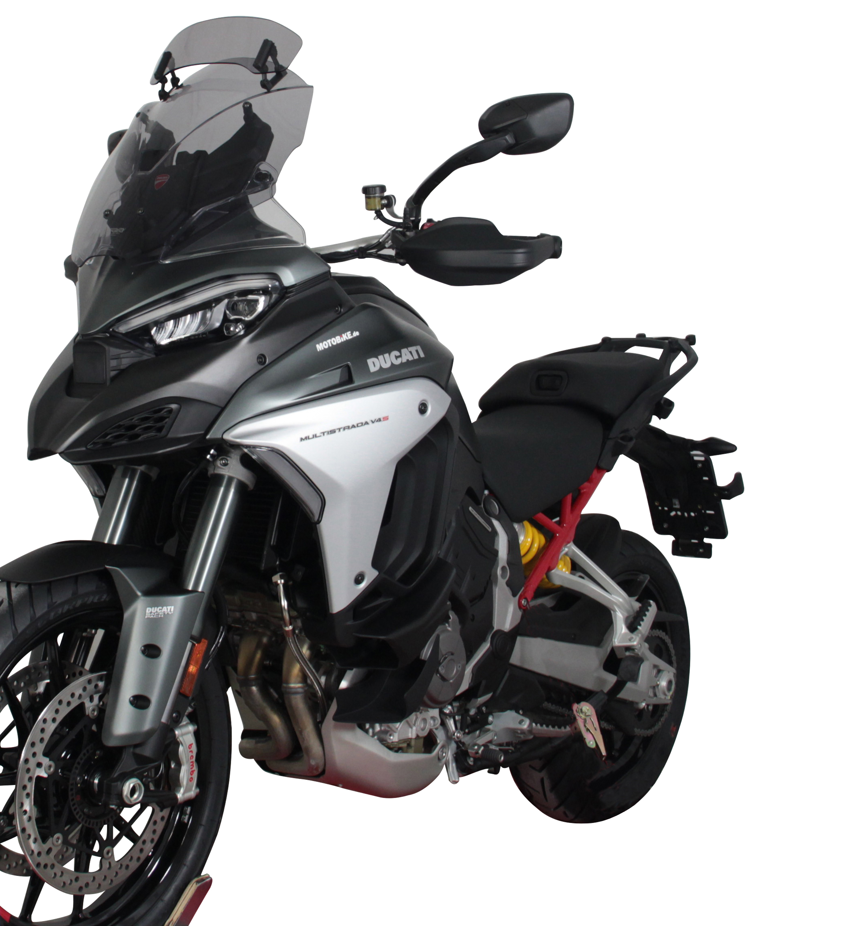 Cache-sommier MRA "VTM" gris fumé pour Ducati Multistrada V4 (21-)