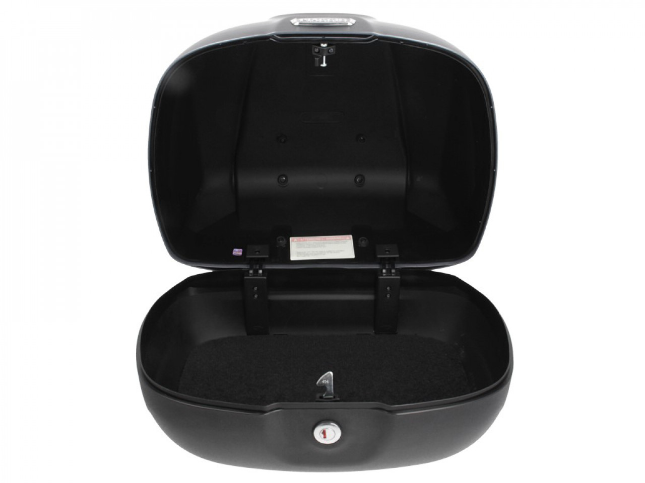 Top case 37L pour Beverly Original Piaggio - NERO LUCIDO 90/B