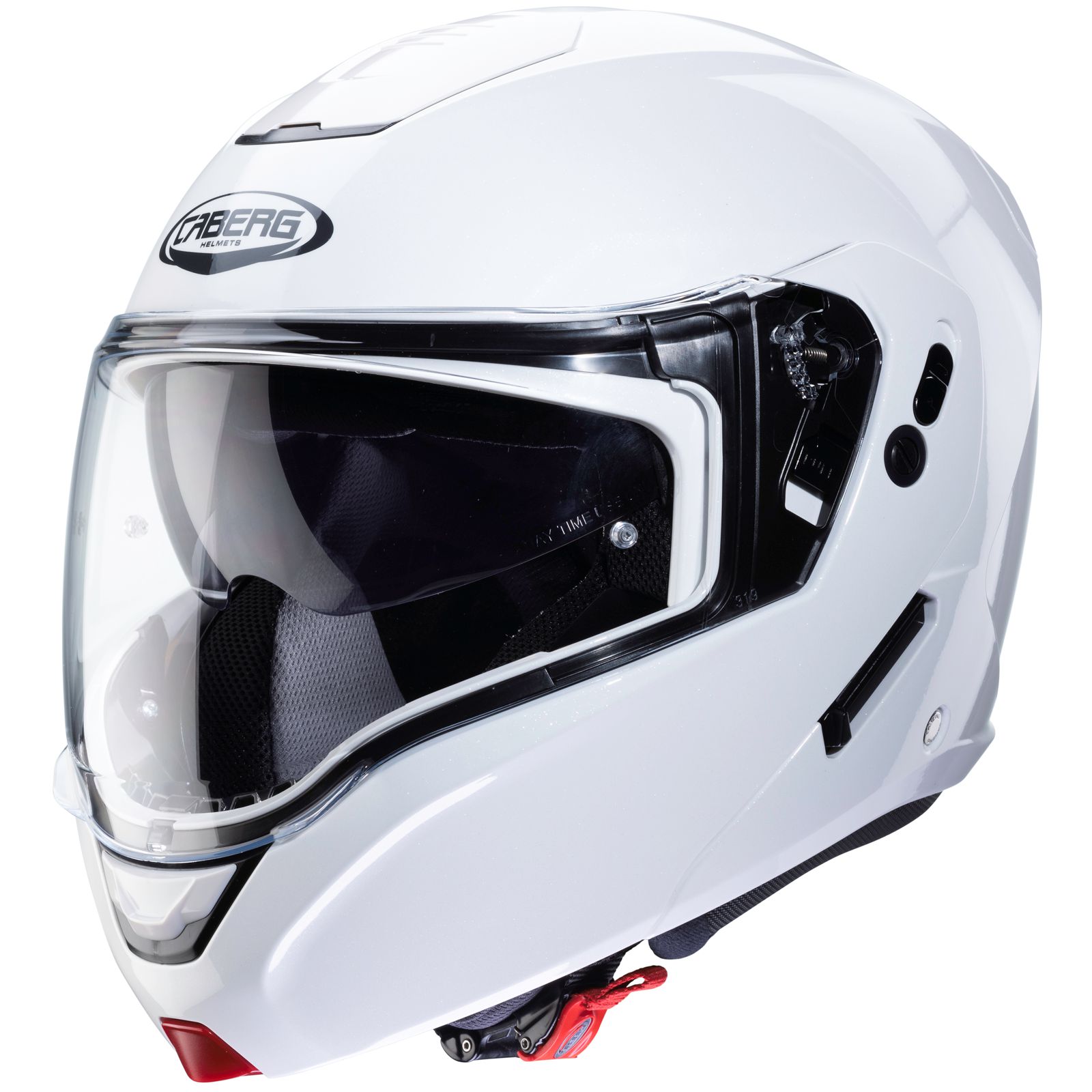 Caberg casque Horus, blanc métallisé