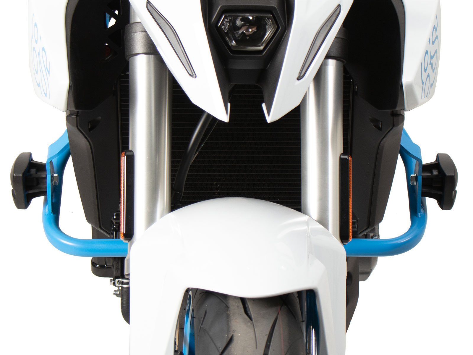 Arceau de protection moteur bleu avec ProtectionPad pour Suzuki GSX-8S (23-) Hepco & Becker