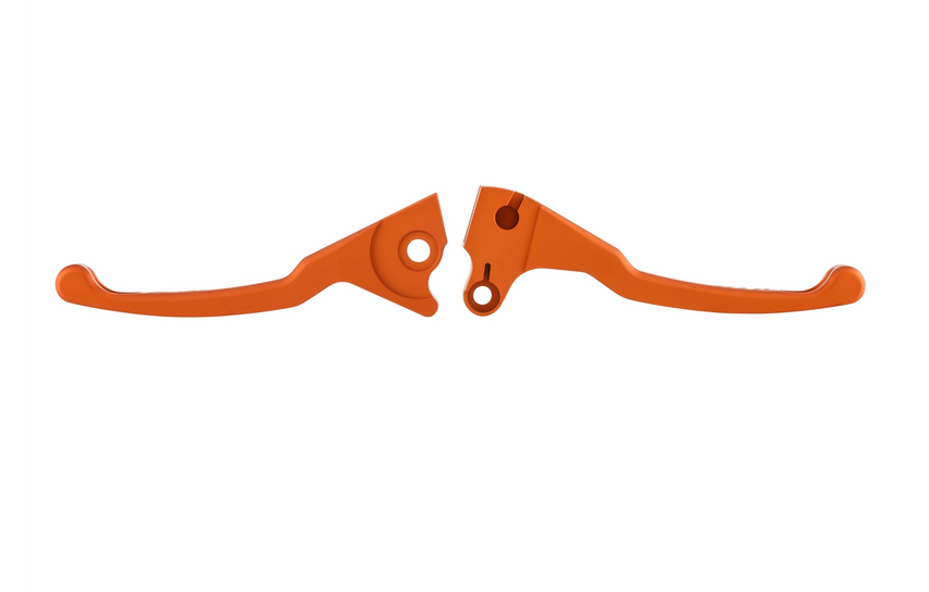 Kit levier de frein sport Shorty pour Vespa LX /LXV /S /Primavera /Sprint 50-150ccm, orange mat