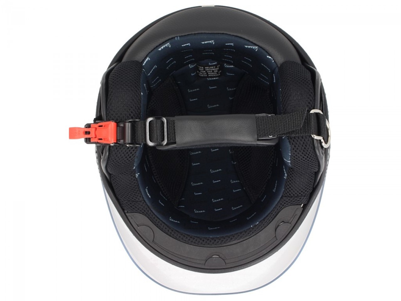 Casque jet Vespa visière 3.0 bleu energia