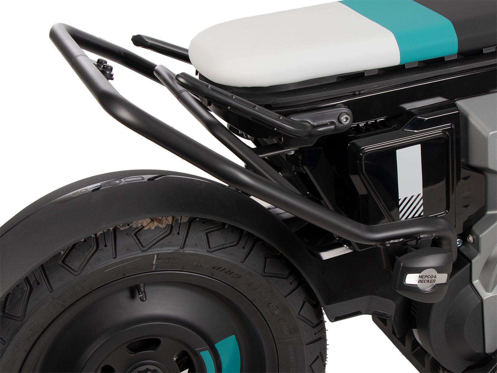 Arceau de protection arrière noir pour BMW CE 02 (23-) Hepco & Becker