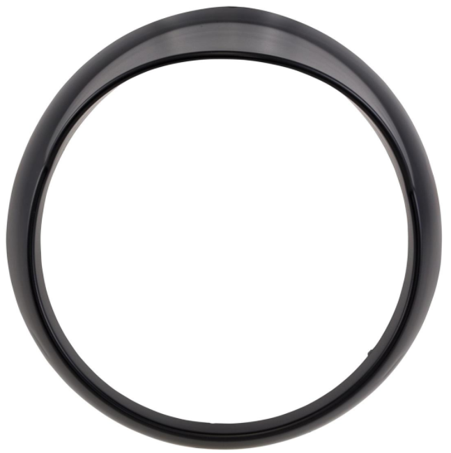 Anneau de lampe pour Vespa Primavera 50-150ccm 2T/4T, noir mat