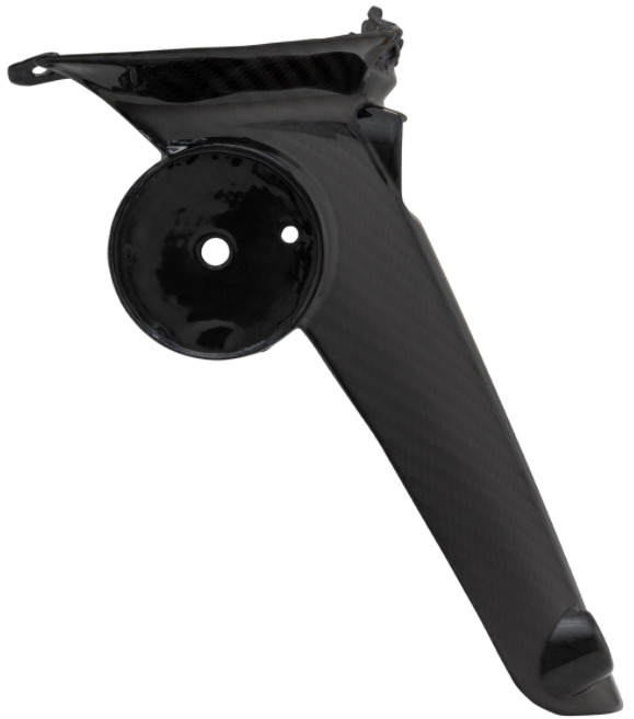 Support de plaque d'immatriculation pour Vespa Primavera/Sprint 50-150ccm, carbone