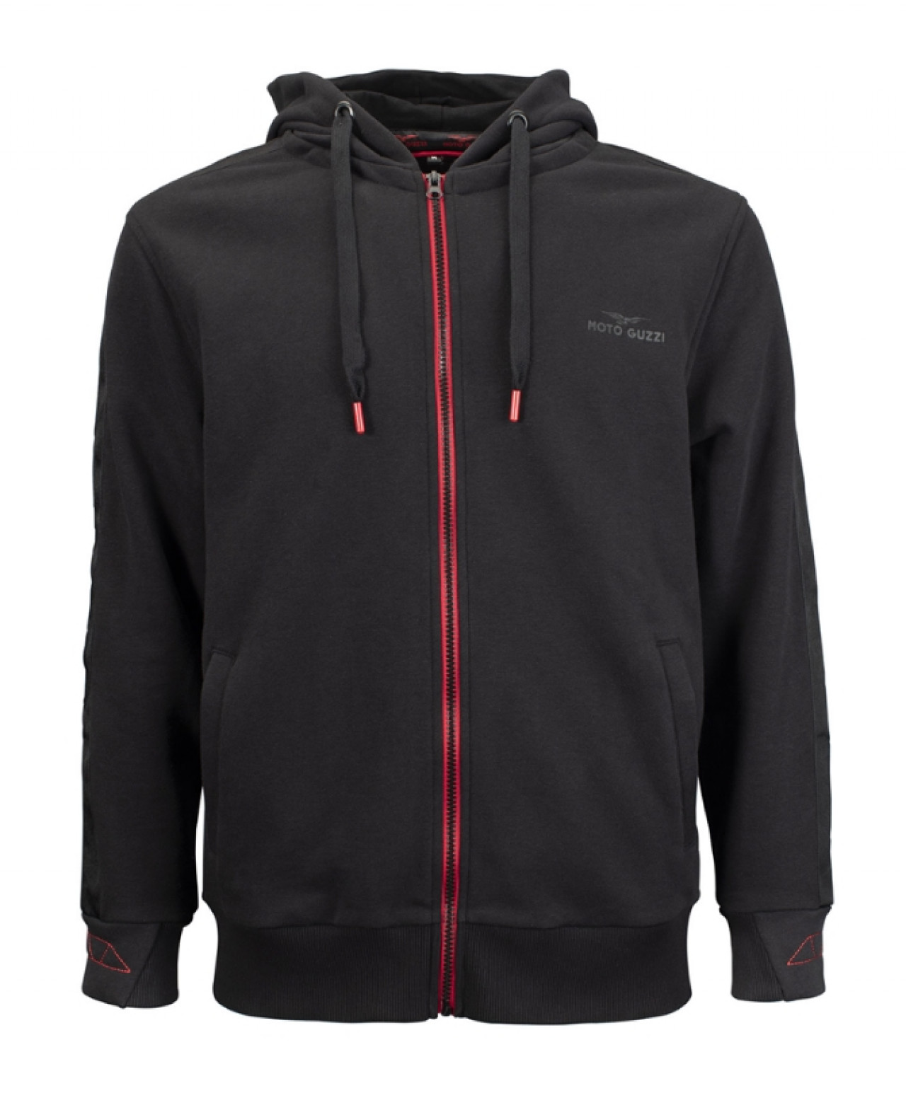 Moto Guzzi Sweat Shirt veste V85 TT coton noir