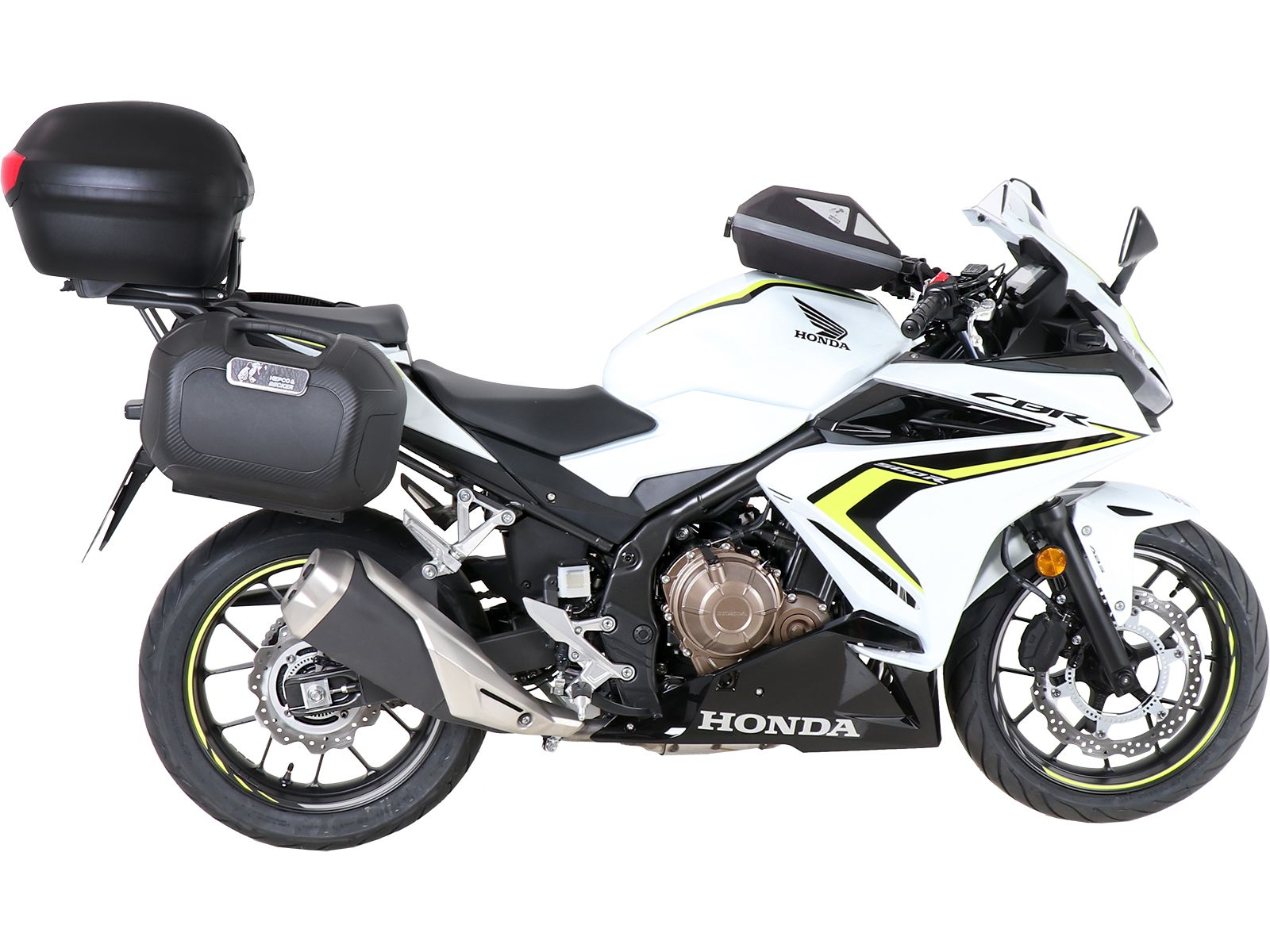 Anneau de réservoir Basic avec unité de fermeture de la sacoche de réservoir pour Honda CBR 500 R (19-23) Hepco & Becker