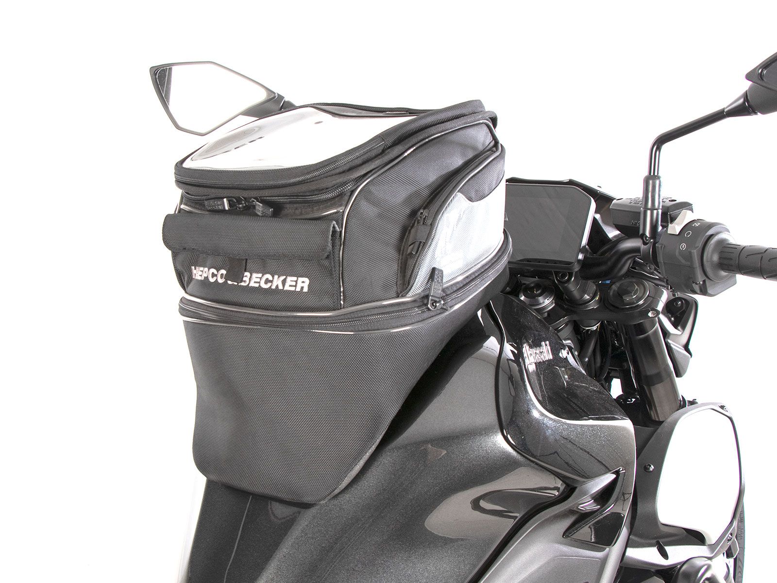 Anneau de réservoir Basic avec unité de fermeture de la sacoche de réservoir pour Kawasaki Z 900 /SE (25- ) Hepco & Becker