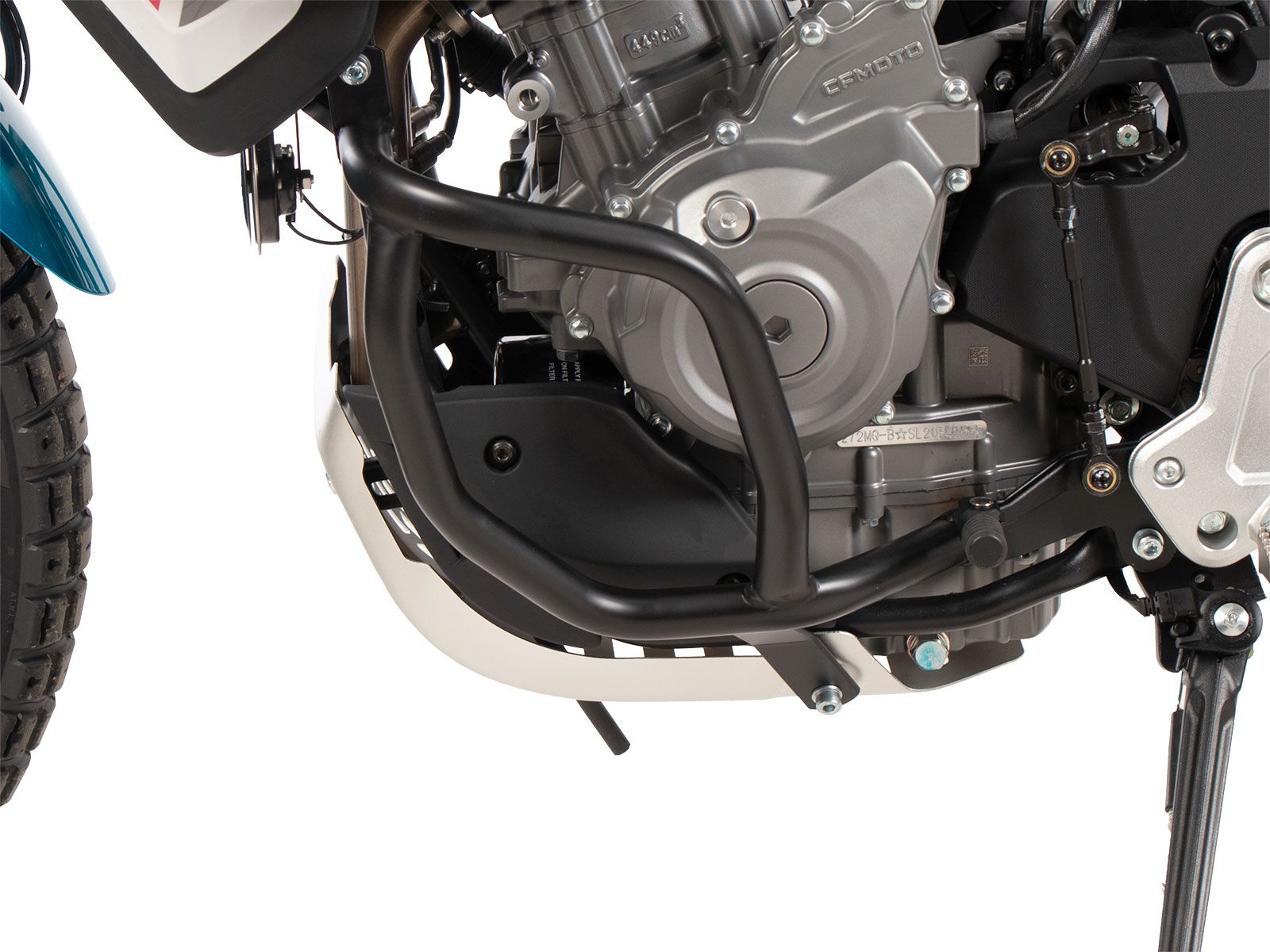 Arceau de protection moteur noir pour CFMoto 450 MT (24-) Hepco & Becker