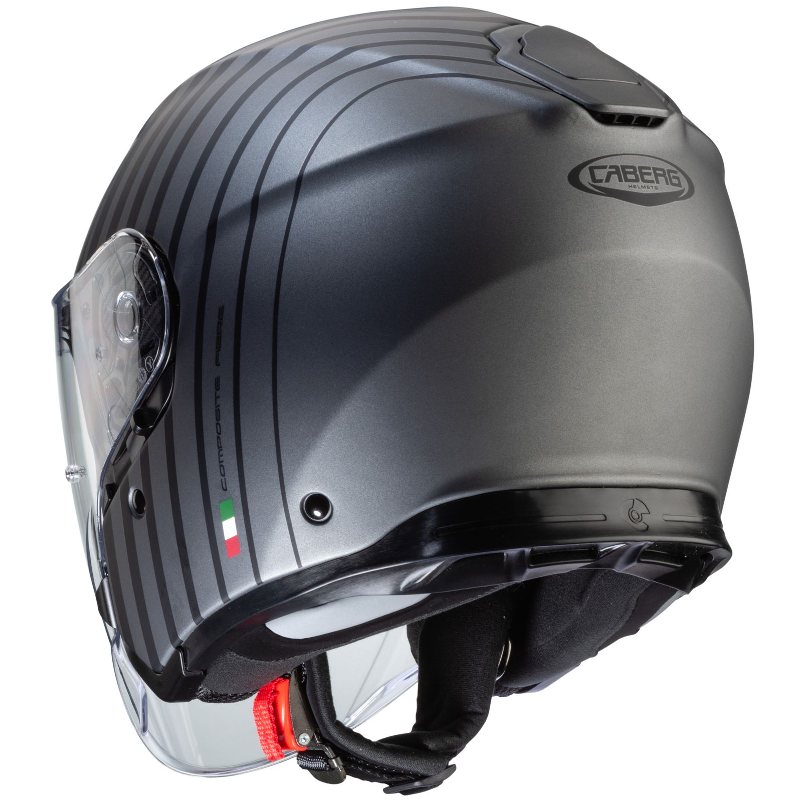 Caberg casque Flyon Bakari, matt-gun/noir