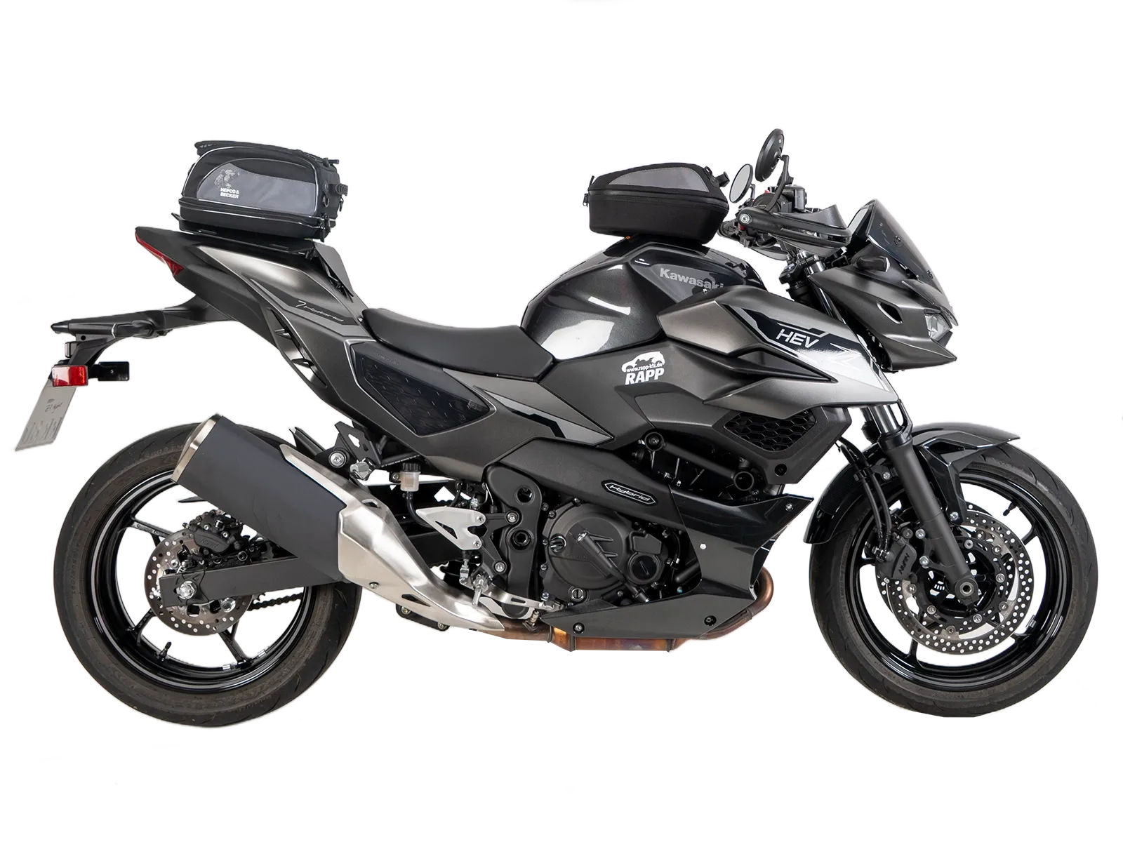 Sportrack noir pour Kawasaki Z 7 Hybrid (24-) Hepco & Becker