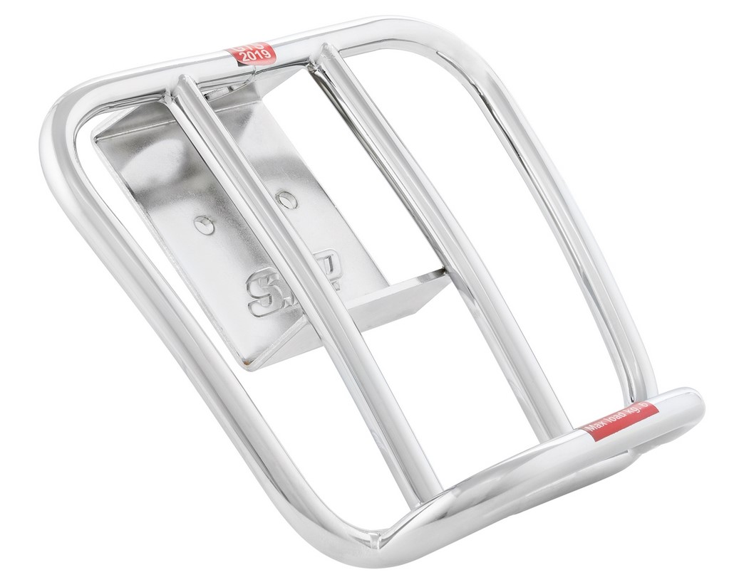 Porte-bagages arrière 70's pour Vespa GTS / GTS Super HPE 125-300 ('19-), chrome