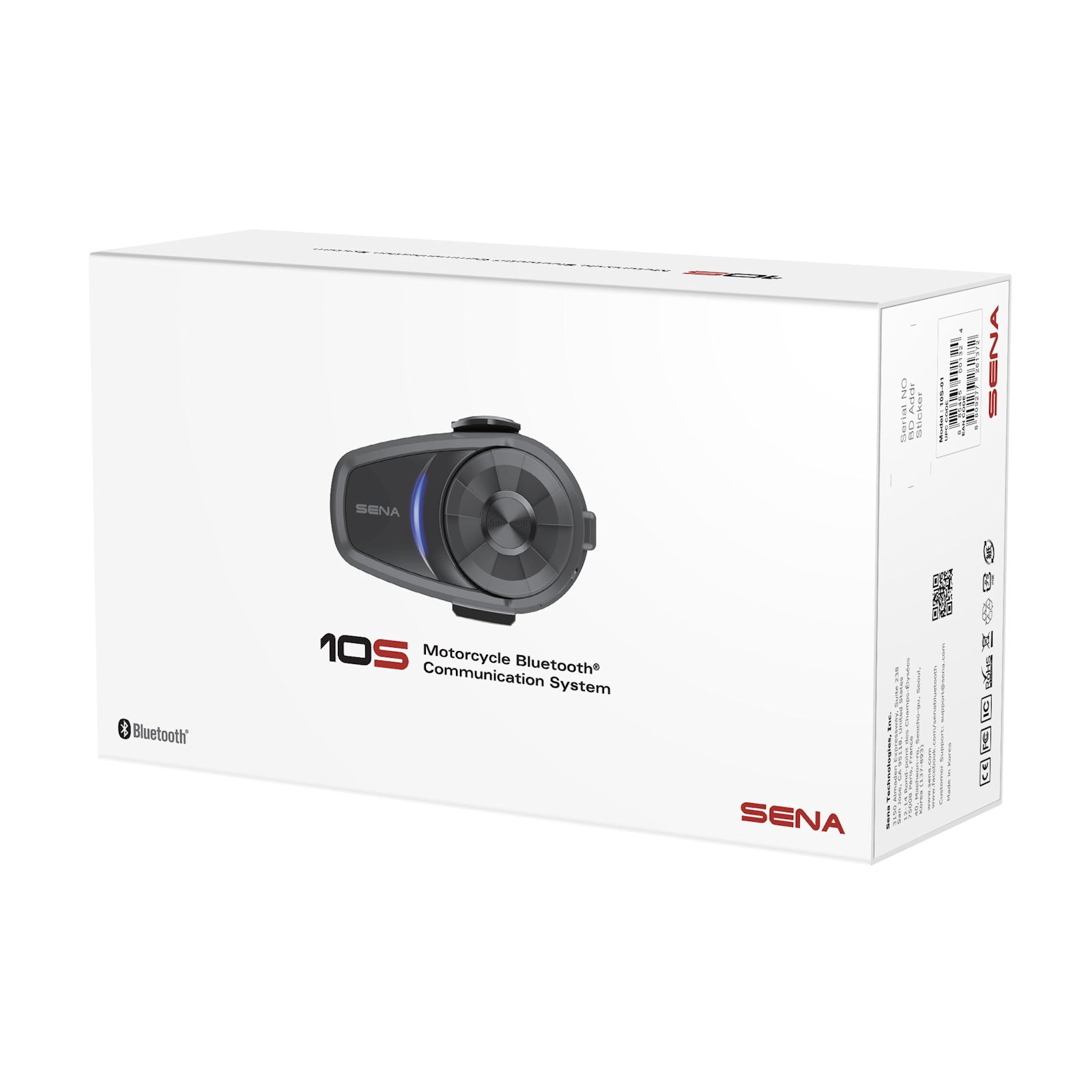 SENA 10S kit individuel - Système de communication Bluetooth pour motos