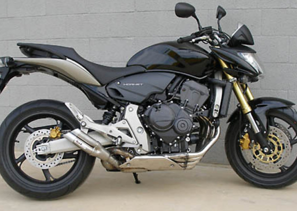 Embout IXIL HYPERLOW en acier inoxydable pour Honda CB 600 F Hornet (Bj.07-14) / CBR 600 F (Bj.11-13)