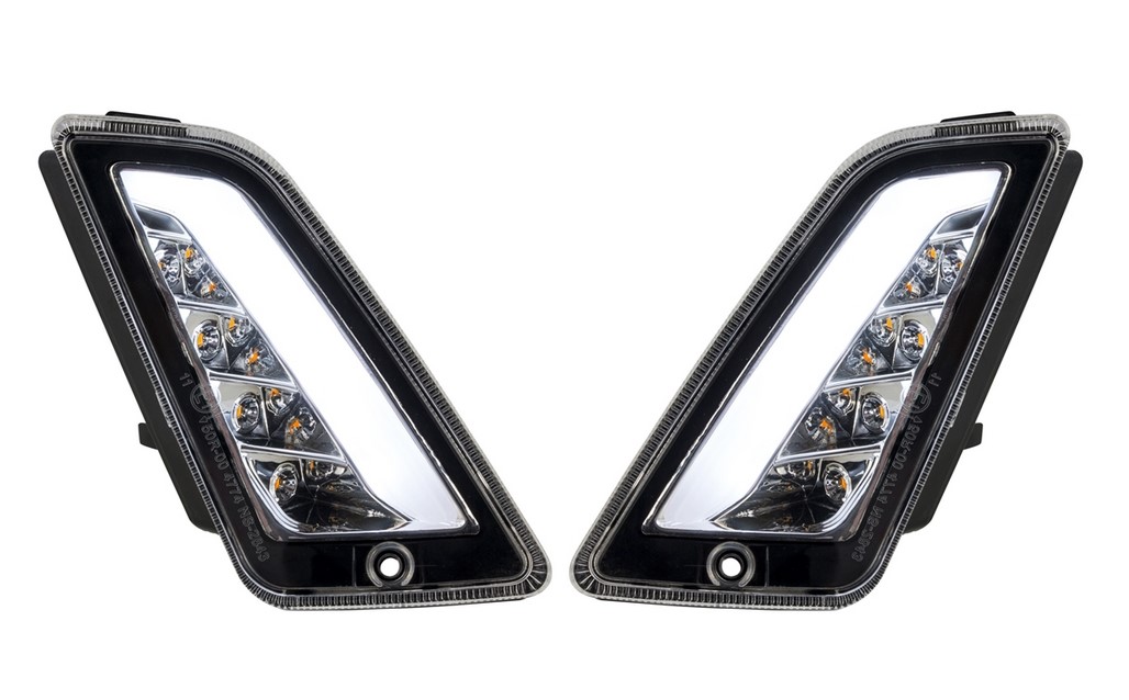 Kit clignotants avant gauche/droite pour Vespa GTS/GTS Super/GTV/GT 60/GT/GT L ('03-'13), clair