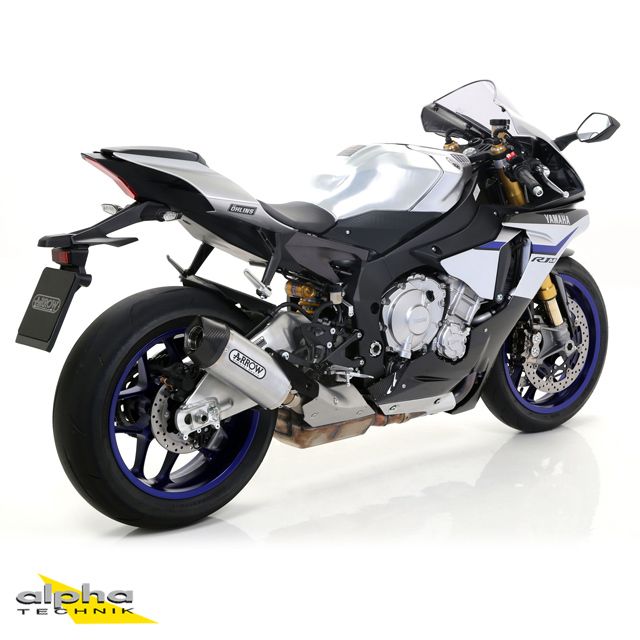 ARROW Échappement INDY RACE pour Yamaha YZF-R1 / YZF-R1M 2015-, aluminium