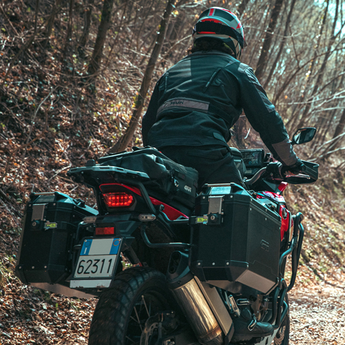 Givi Kit de valises latérales en aluminium Trekker Outback 37L noir Monokey