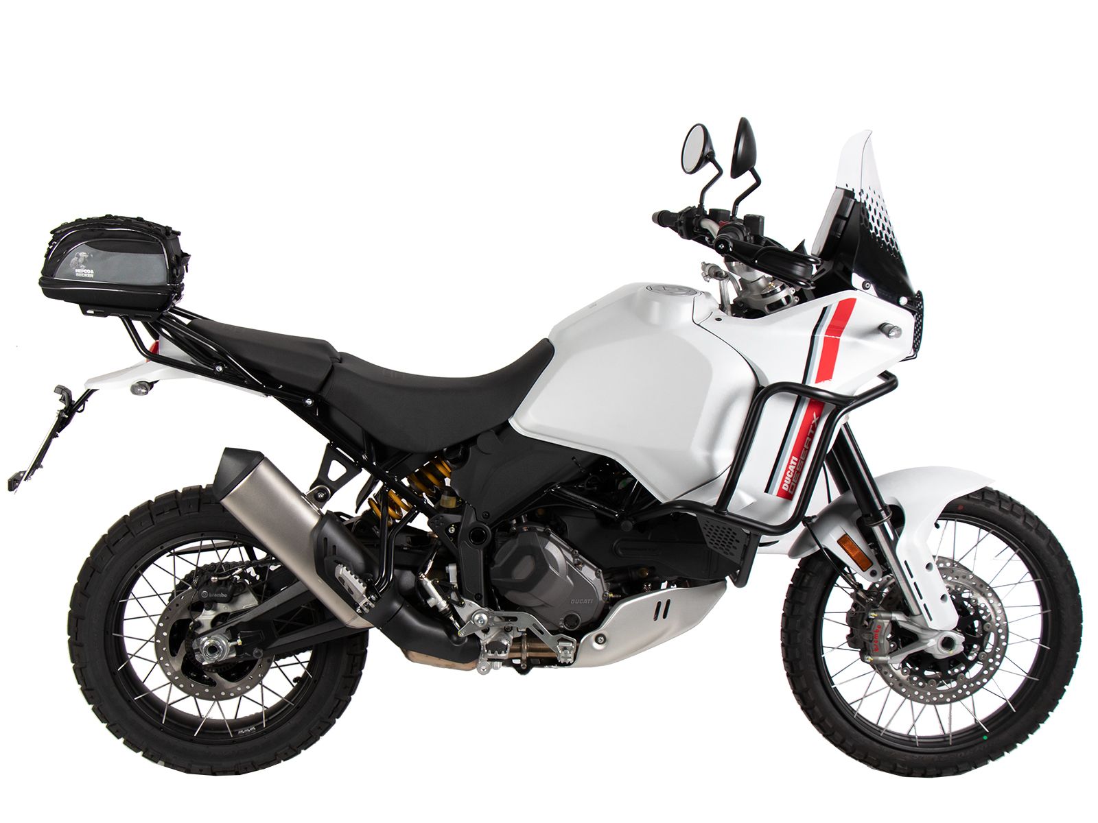 Porte-bagages arrière Smartrack noir pour Ducati DesertX (22-) Hepco & Becker