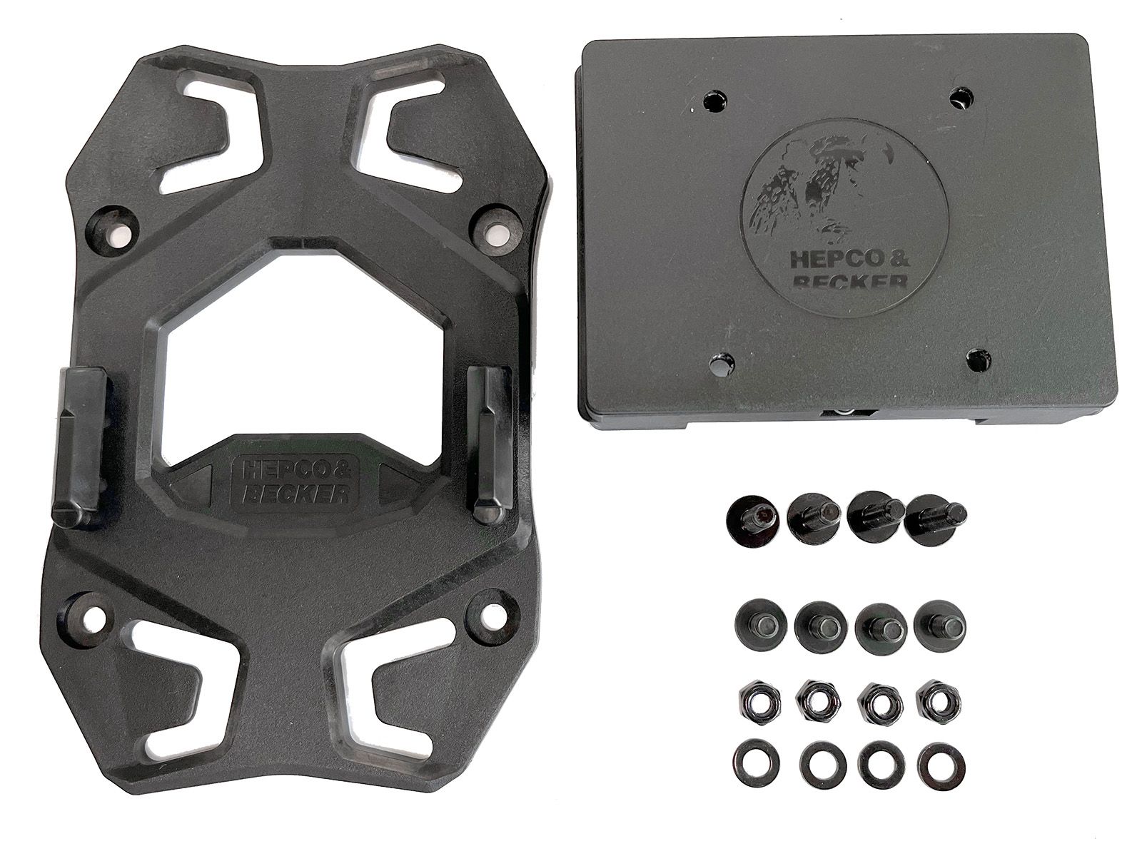 Basic Kit complet de fixation de sacoches arrière pour-Smartracks/Sportracks - Hepco & Becker