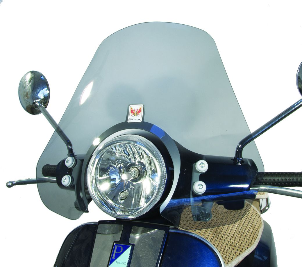 Pare-brise moyennement haut légèrement teinté pour Vespa LX - Isotta