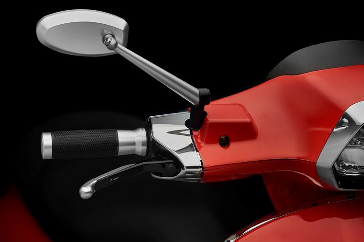 Kit levier sport RIZOMA pour Vespa Primavera/Sprint/Elettrica, argent/noir