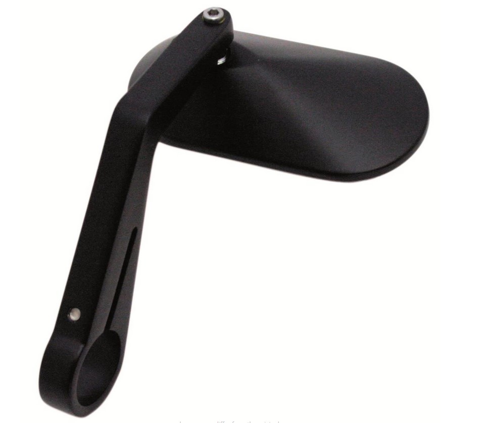 Rétroviseur final de guidon AGILA pour Vespa gauche ou droite, noir