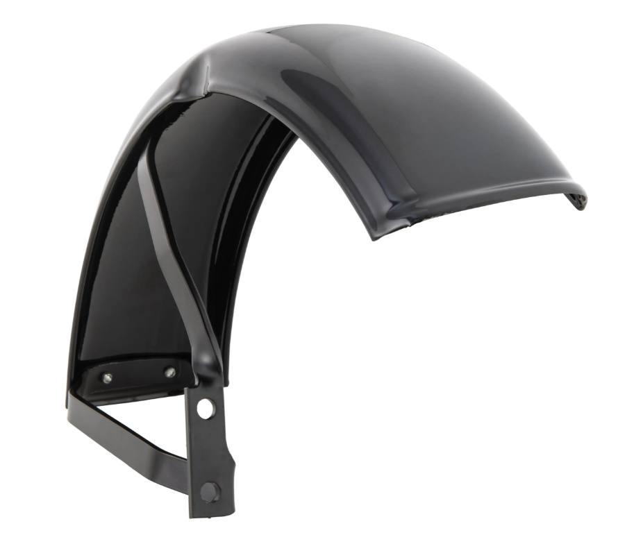 Aile Garelli pour Vespa PX 80-200ccm, métal, noir brillant