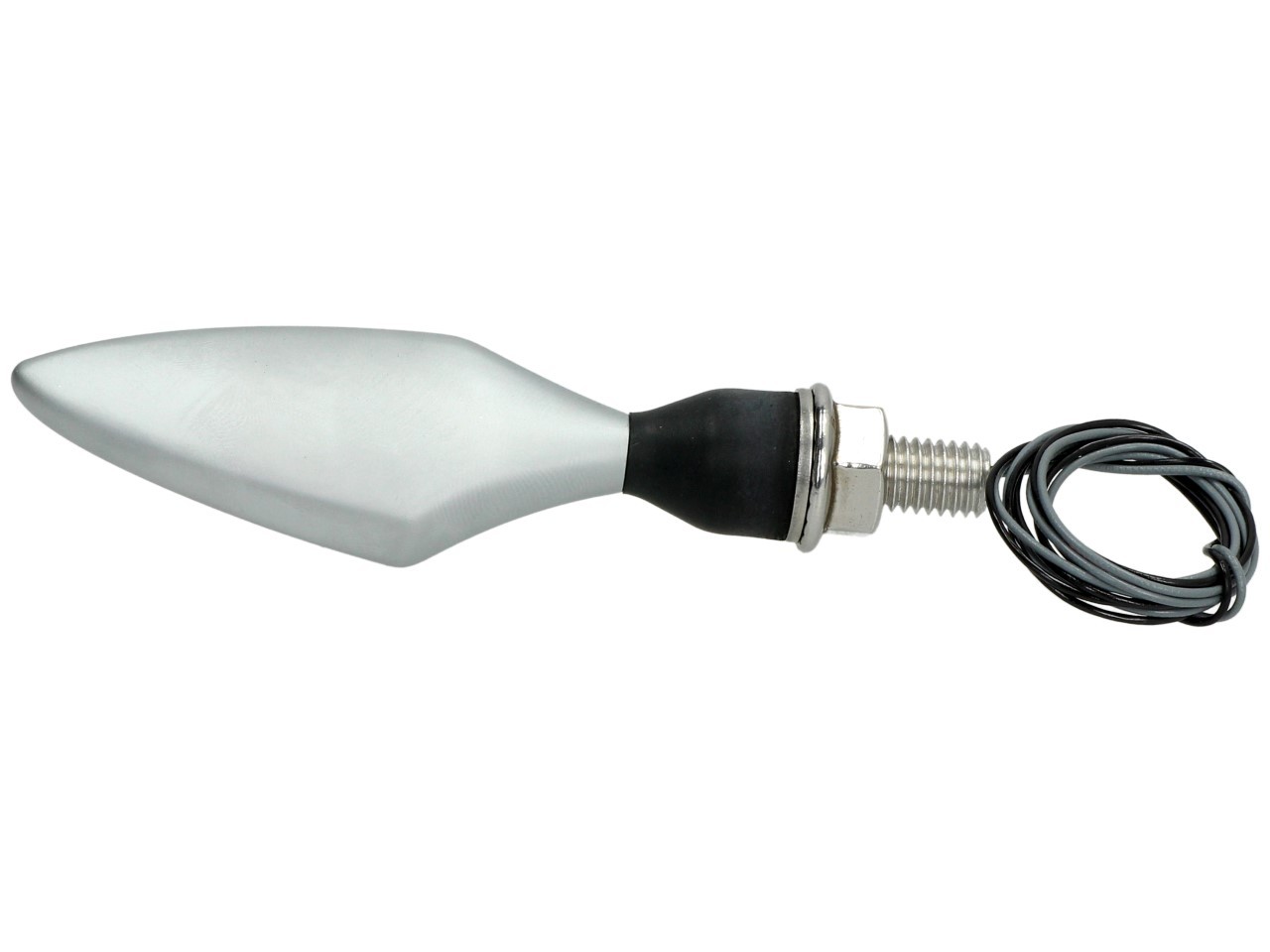 Clignotants Kellermann, losange, acier, LED, VL/HR, 12 V, chrome mat, M8x20, homologués E