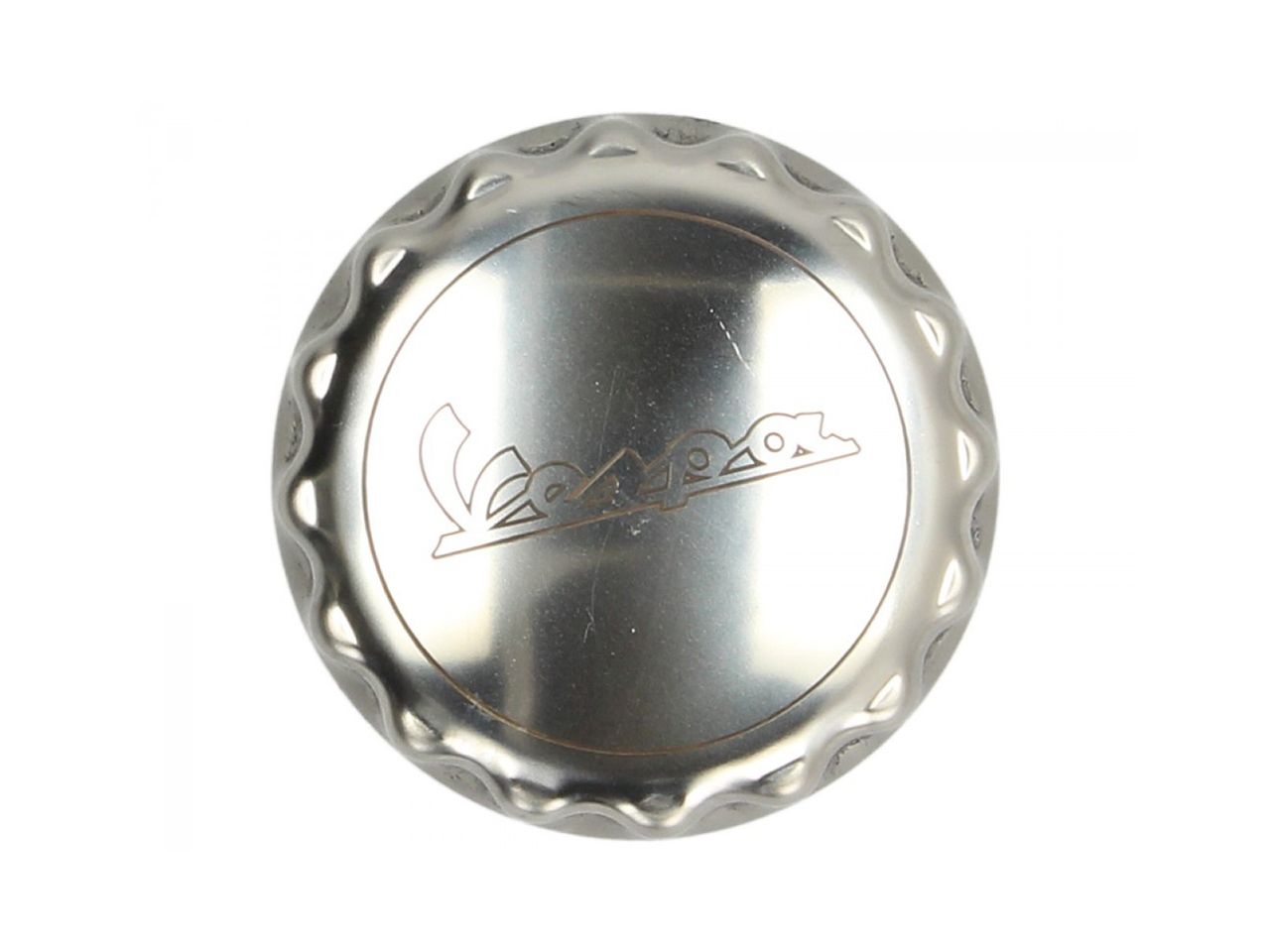 Bouchon de réservoir, aluminium, avec inscription Vespa - Original Piaggio