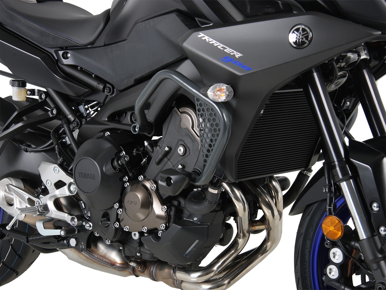 Arceau de protection moteur noir pour Yamaha Tracer 900 / GT (année 18-) Hepco & Becker