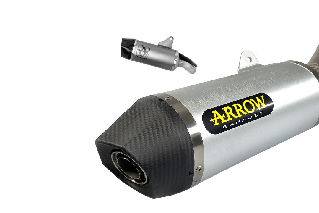 ARROW Échappement INDY RACE aluminium pour Moto Guzzi V100 Mandello