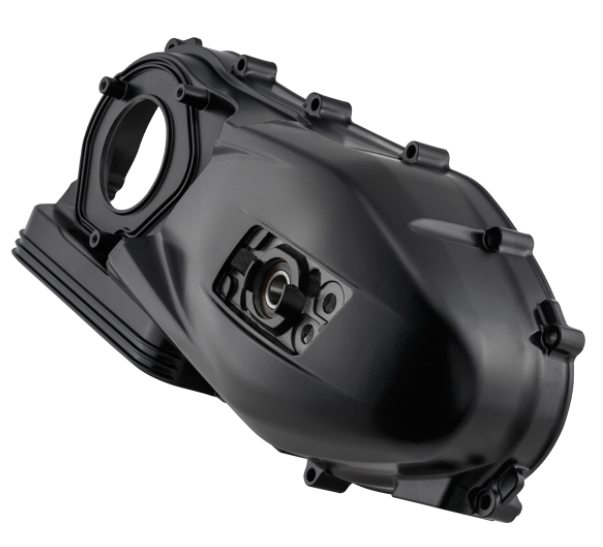 Couvercle de vario pour Vespa GTS/GTS Super 125/150ccm 4T LC iGet (Euro4), noir mat