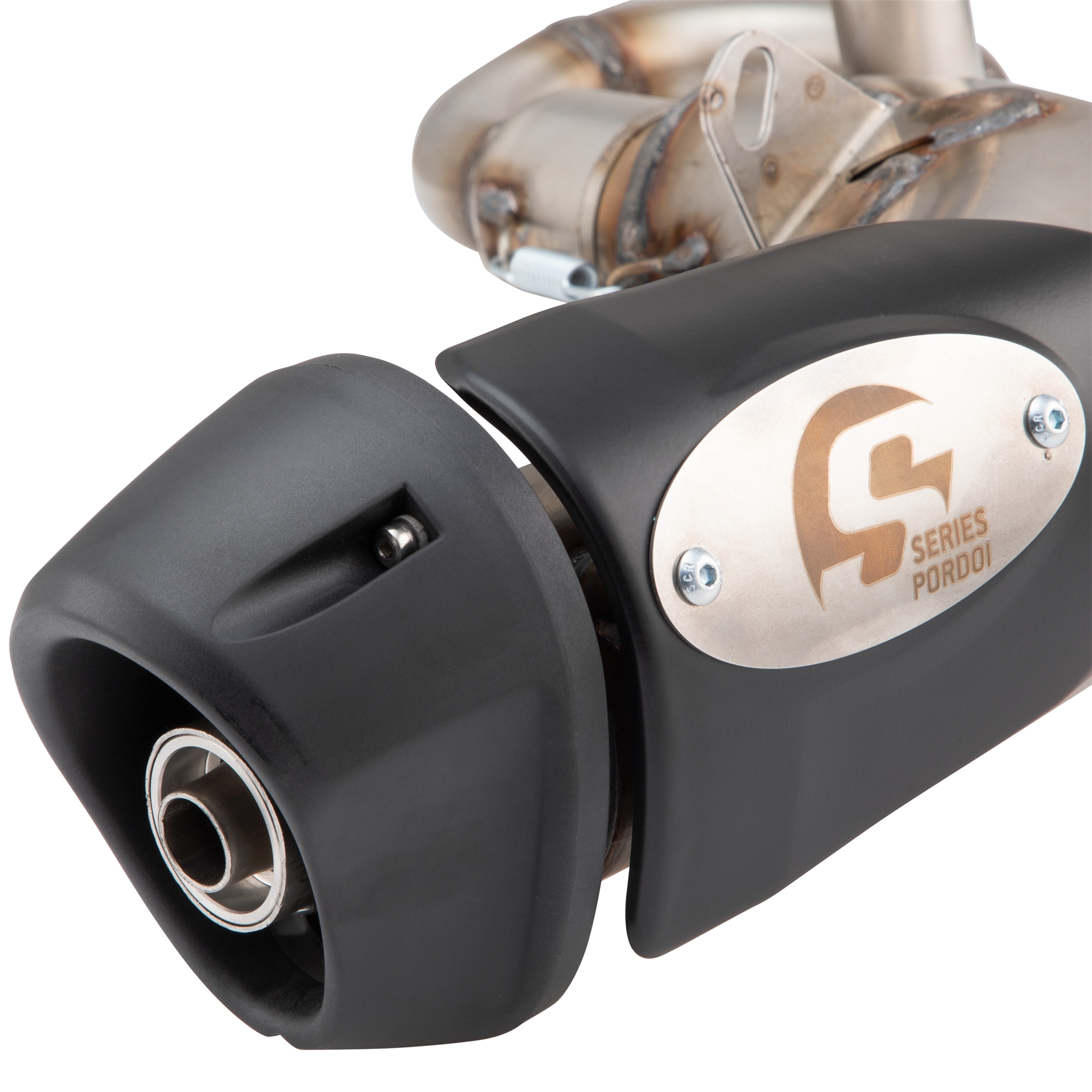 Échappement racing pour Vespa GTS/GTS Super/GTV/GT 60 125-300ccm i.e., 4T, LC, inox