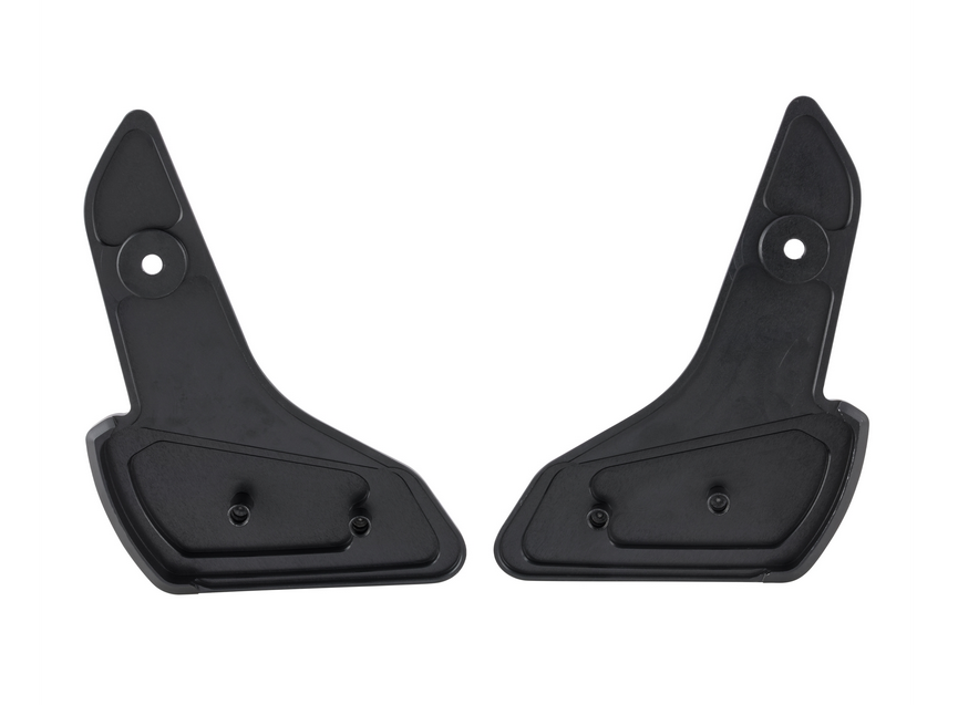Repose-pieds droit et gauche pour Vespa Primavera /Sprint 50-150ccm 2T/4T AC, noir mat