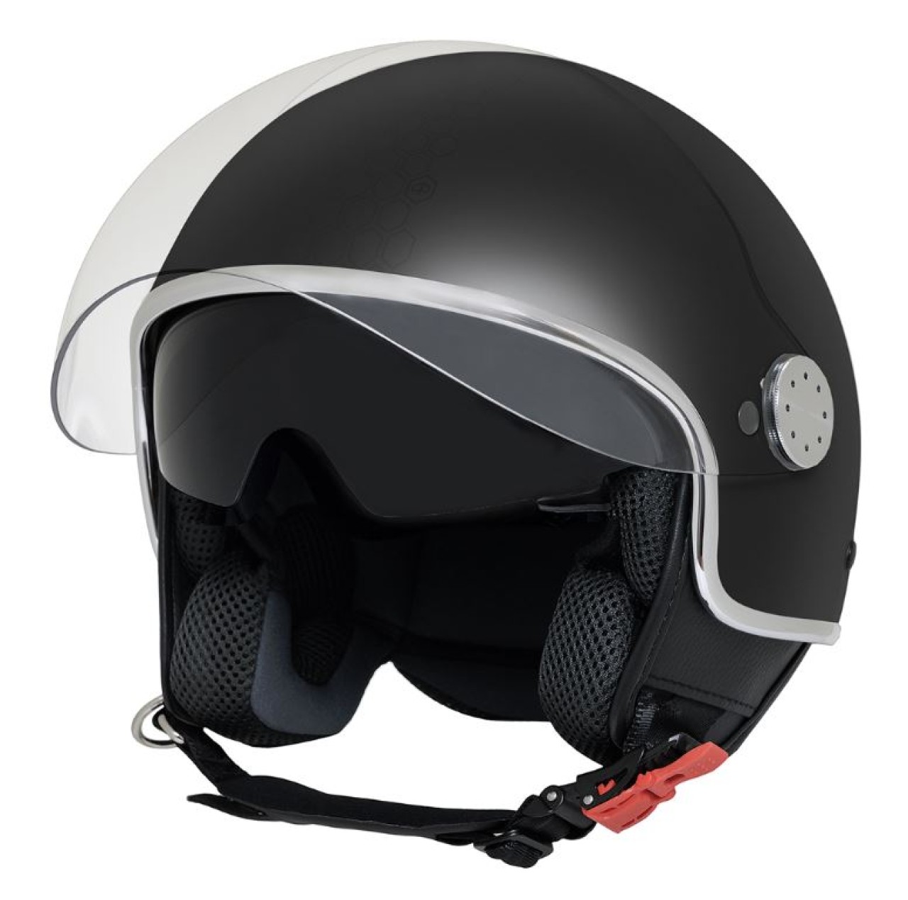Casque intégral Piaggio PFJ Mirror noir mat - S
