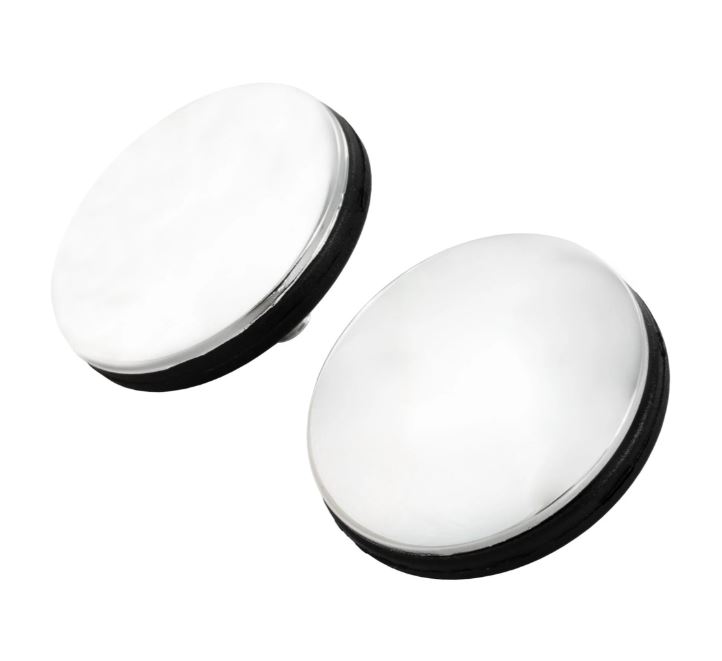 Cache trou de rétroviseur gauche & droite pour Vespa, chrome